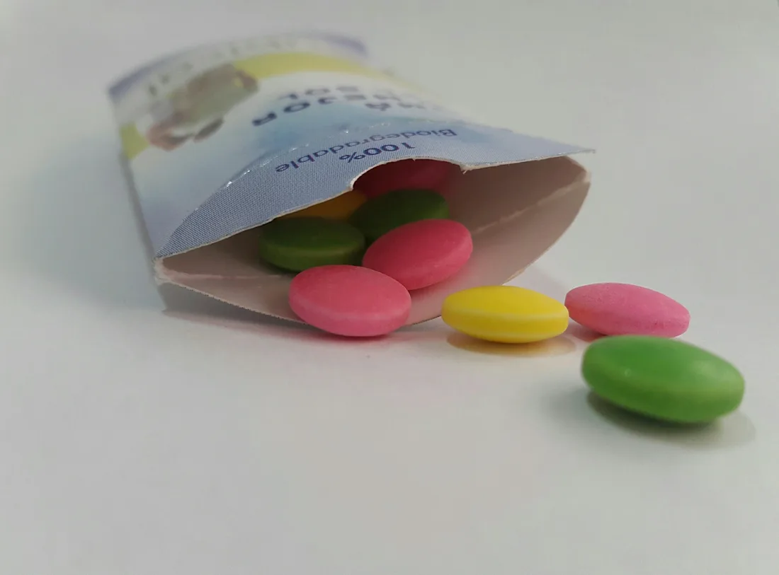 Sobres individuales biodegradables